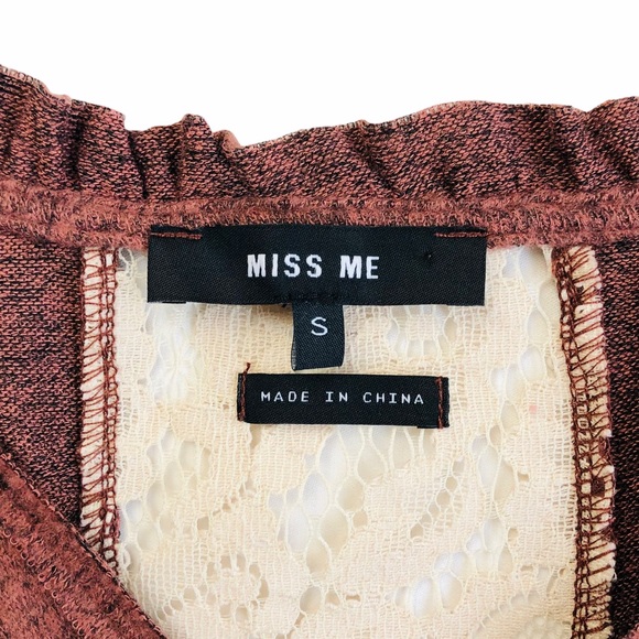 Miss Me Oversized Fleece Top SMALL - Picture 15 of 16